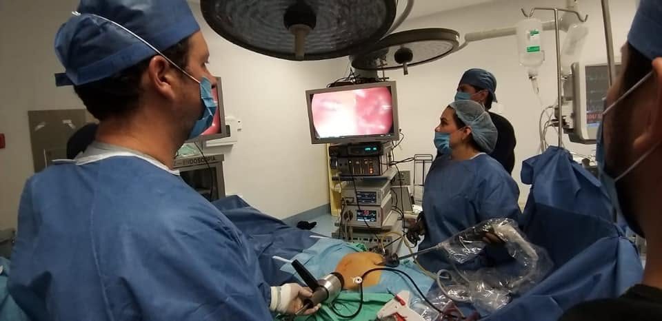 Procedimiento de m&iacute;nima invasi&oacute;n en ginecolog&iacute;a